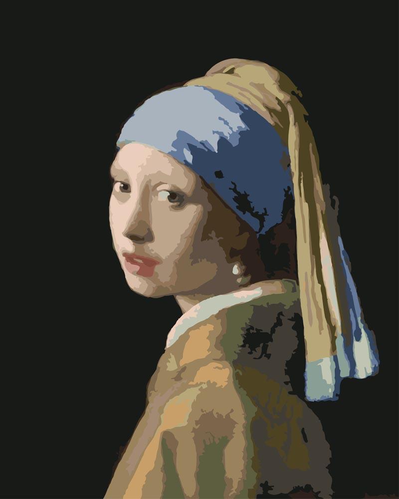 Malen nach Zahlen   Das Mädchen mit dem Perlenohrring   Jan Vermeer