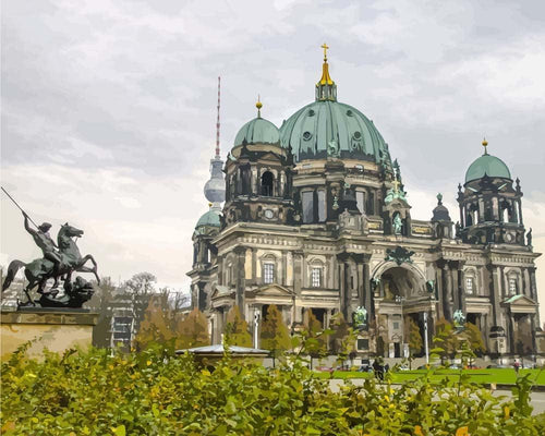 Malen nach Zahlen - Der majestätische Berliner Dom