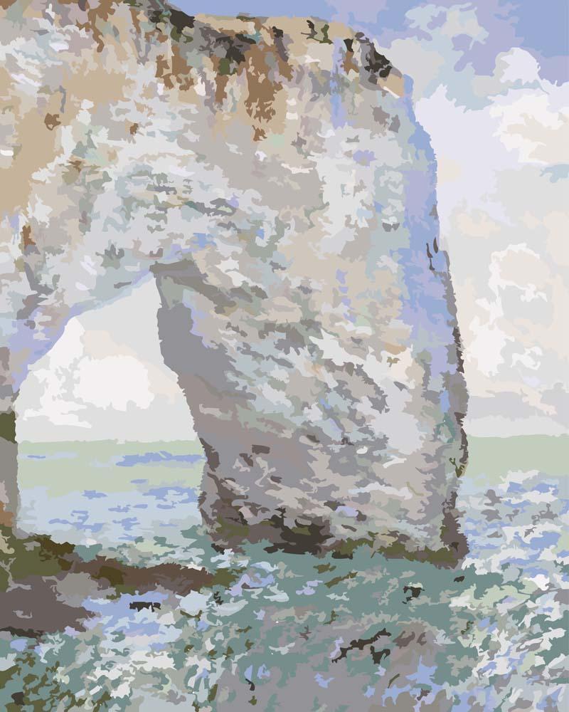 Malen nach Zahlen   Die Manneporte in Etretat   Claude Monet