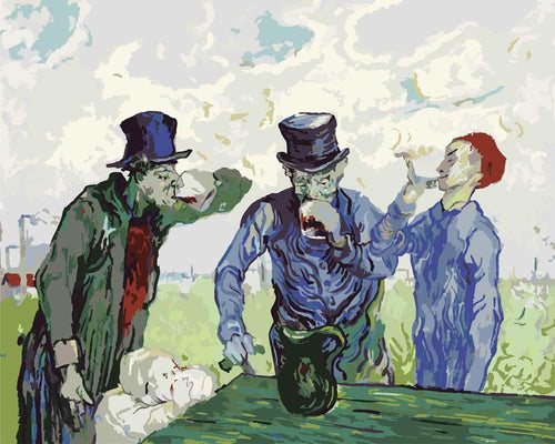 Malen nach Zahlen - Die Trinker - Vincent van Gogh