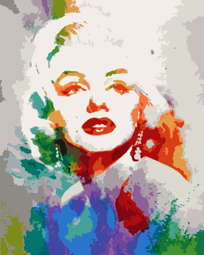 Malen nach Zahlen - Die einzig wahre Marilyn