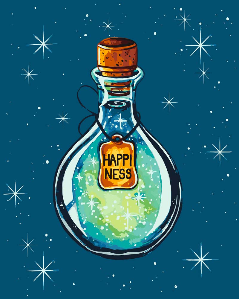 Malen nach Zahlen   Happiness Potion   by Farbheldin