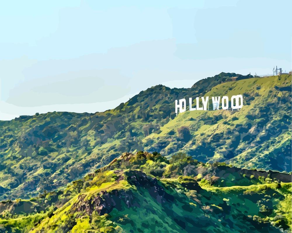 Malen nach Zahlen   Hollywood Hills
