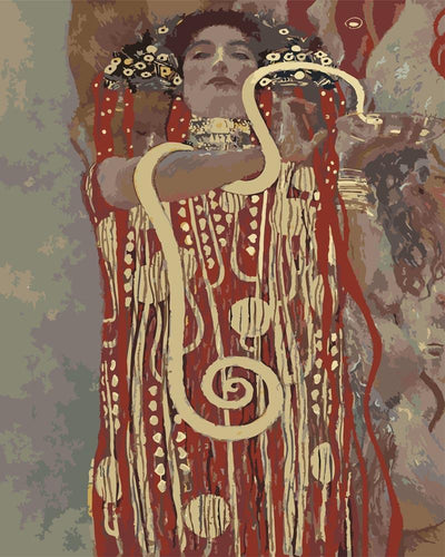 Malen nach Zahlen - Hygieia - Gustav Klimt