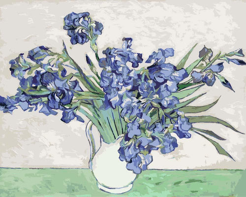 Malen nach Zahlen - Irises 2 - Vincent van Gogh