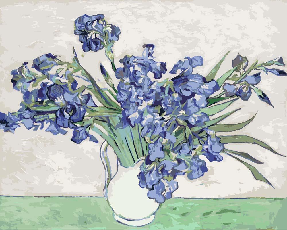 Malen nach Zahlen   Irises 2   Vincent van Gogh