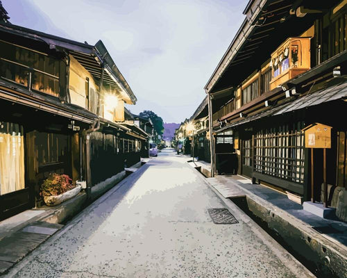 Malen nach Zahlen - Japan - Takayama