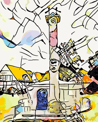 Malen nach Zahlen - Kandinsky trifft Bad Salzuflen - by zamart