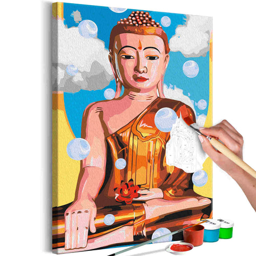 Malen nach Zahlen - Levitating Buddha