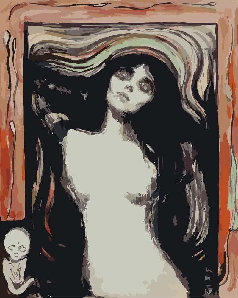 Malen nach Zahlen   Madonna   Edvard Munch