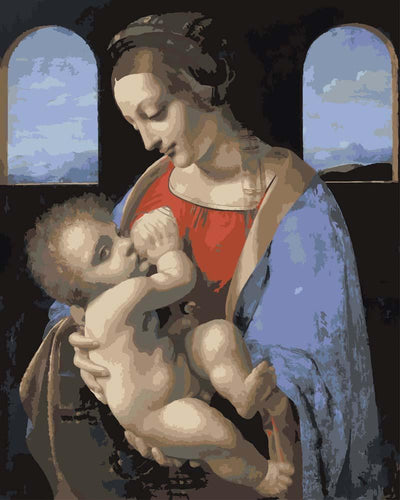 Malen nach Zahlen - Madonna Litta - Leonardo da Vinci
