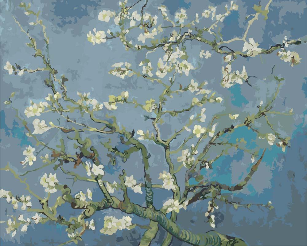 Malen nach Zahlen   Mandelblüte   Vincent van Gogh