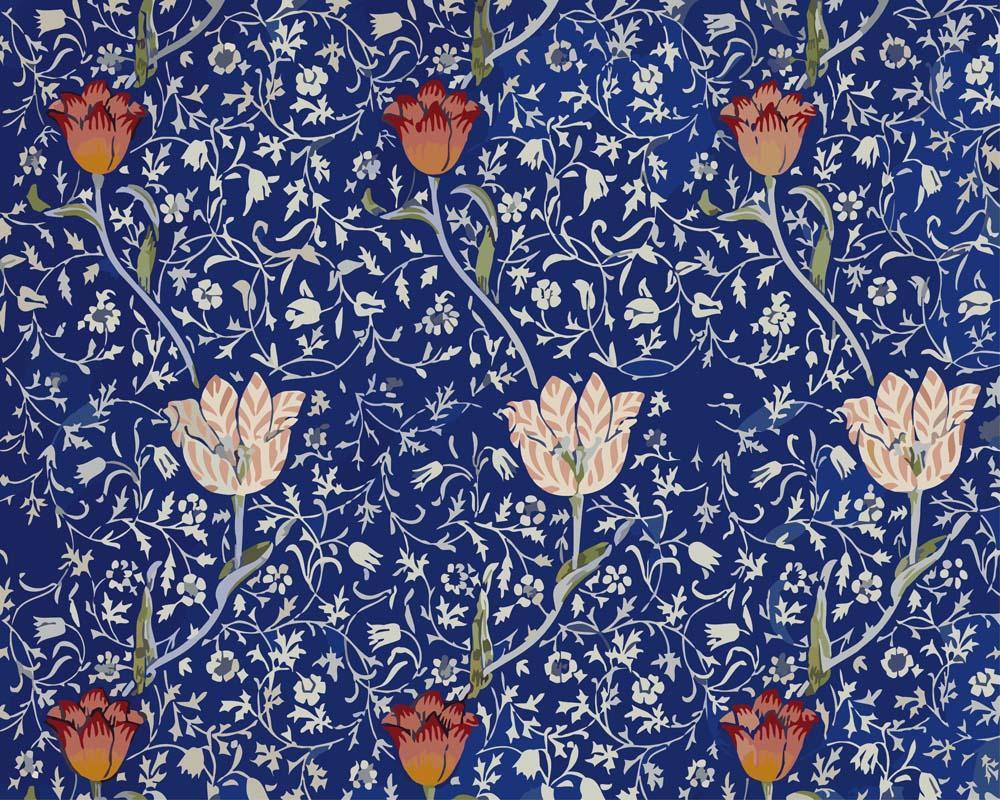 Malen nach Zahlen   Medway Muster von William Morris