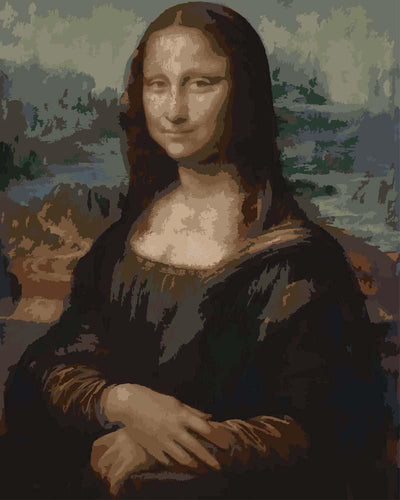 Malen nach Zahlen - Mona Lisa - Leonardo da Vinci