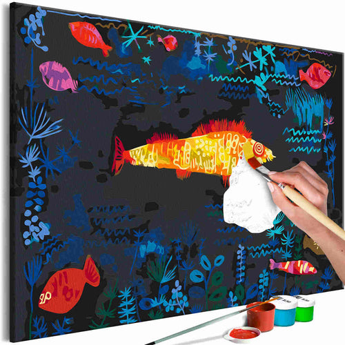 Malen nach Zahlen - Paul Klee: Goldfish
