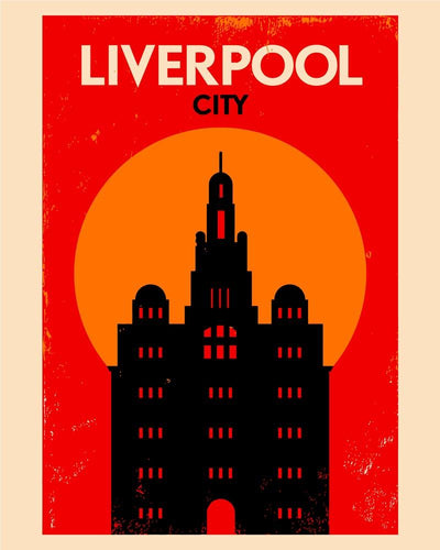 Malen nach Zahlen - Retro - Liverpool