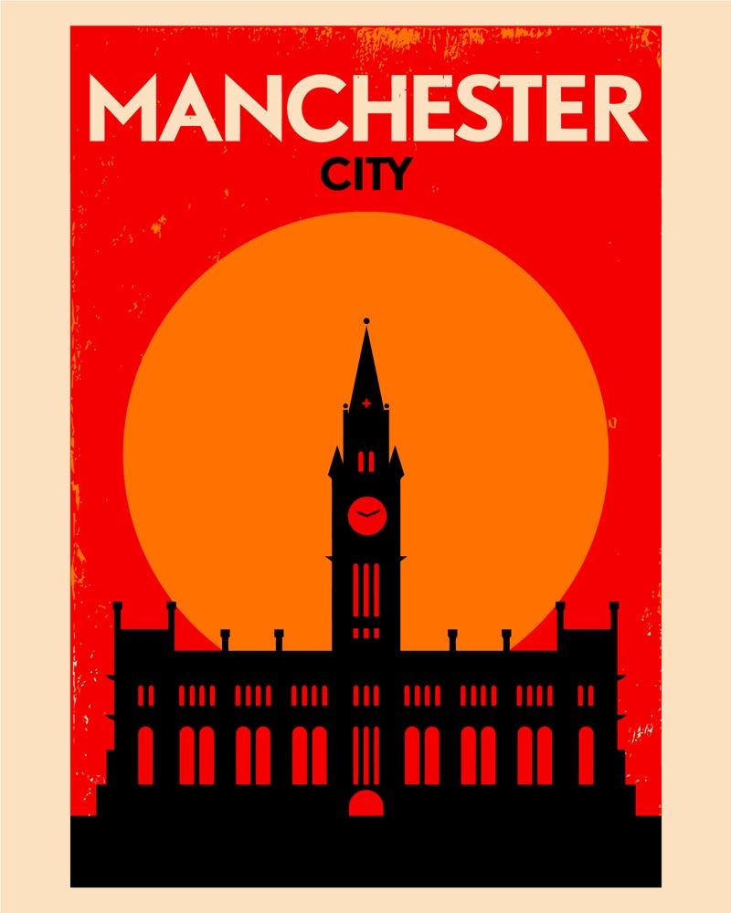 Malen nach Zahlen   Retro   Manchester City