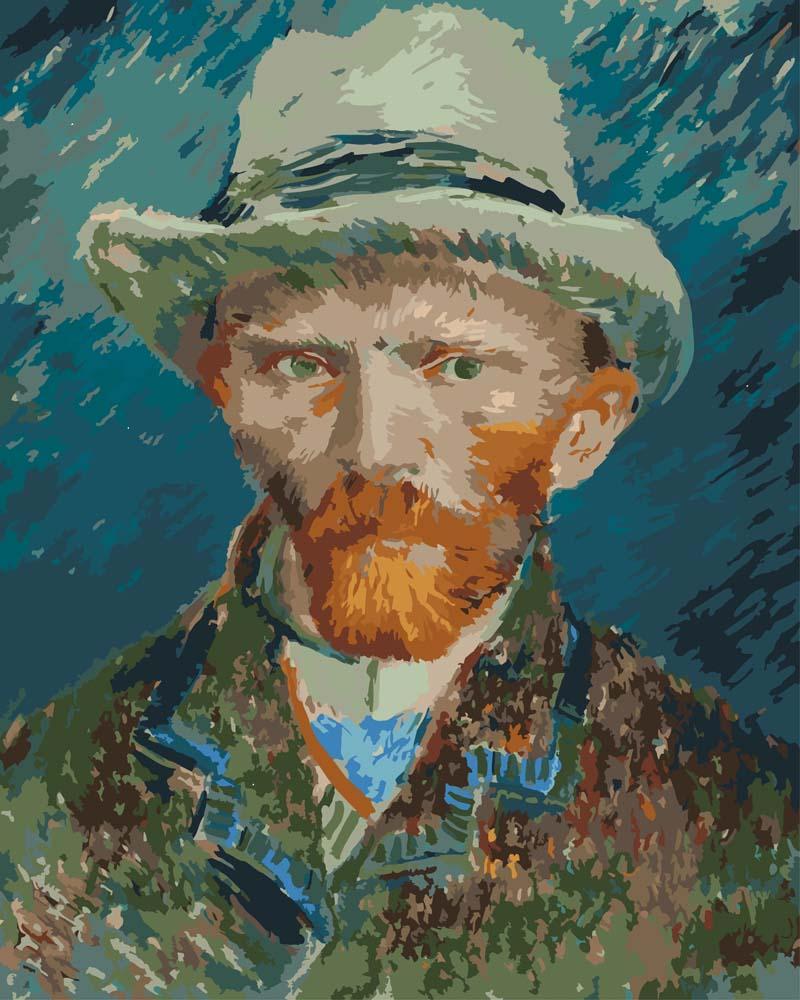 Malen nach Zahlen   Selbstporträt   Vincent van Gogh