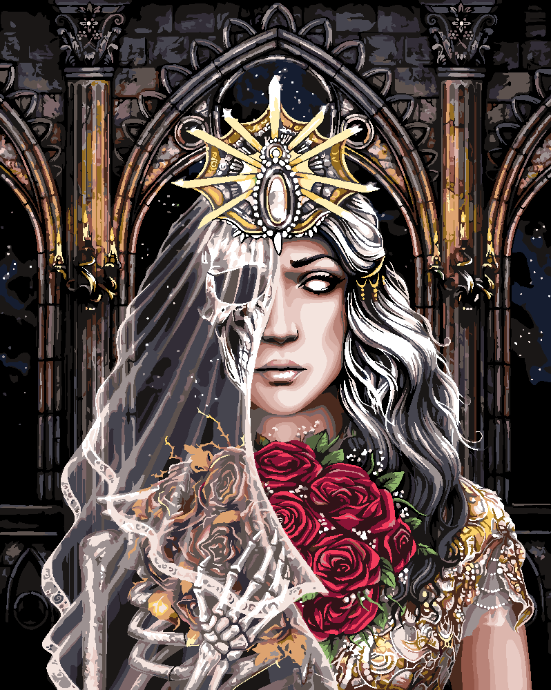 Malen nach Zahlen   The Bride   by Sarah Richter