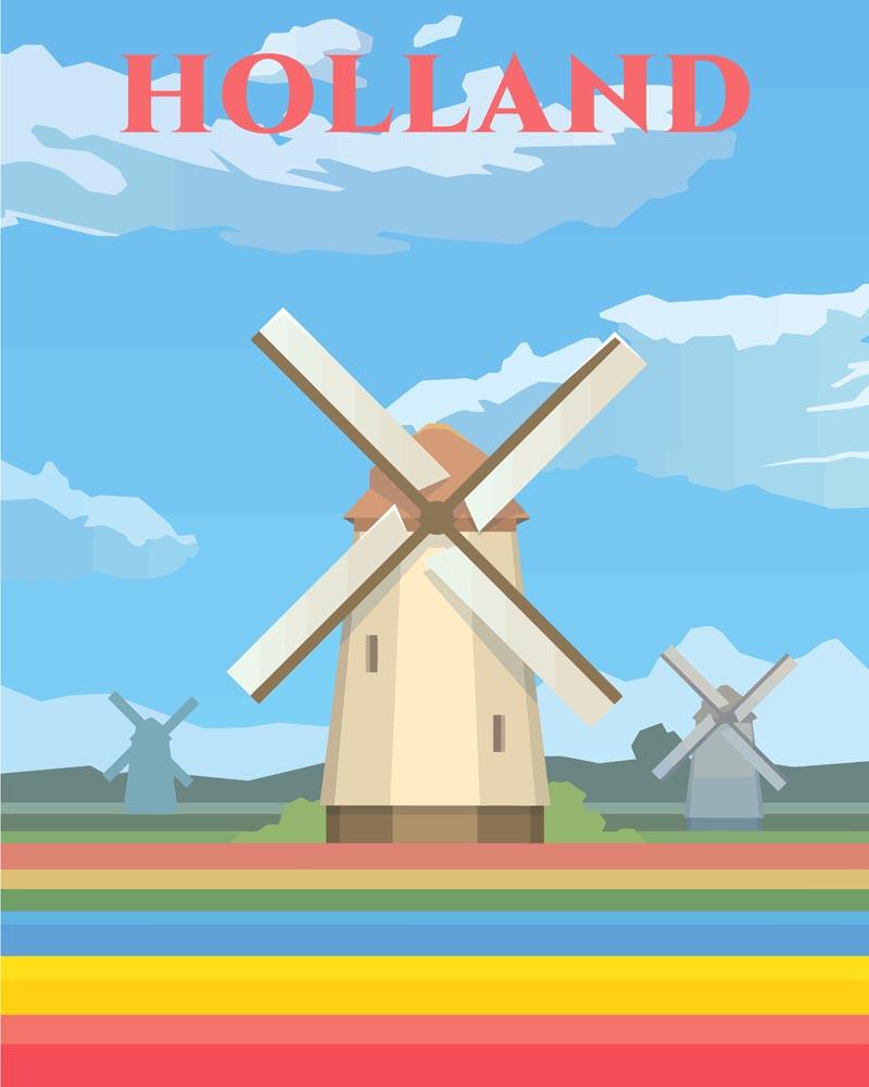 Malen nach Zahlen   Travel   Holland