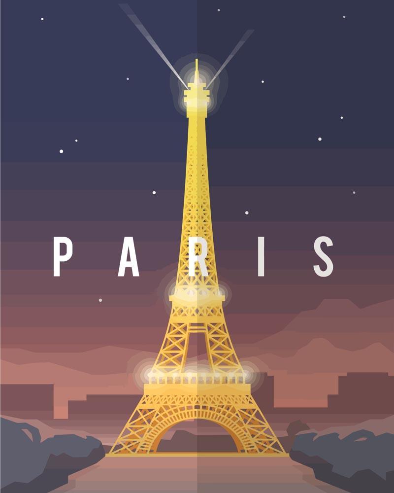 Malen nach Zahlen   Travel   Paris   Frankreich