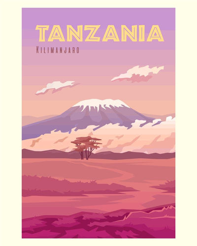 Malen nach Zahlen - Travel - Tansania