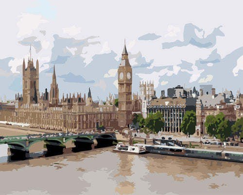 Malen nach Zahlen - Westminster London