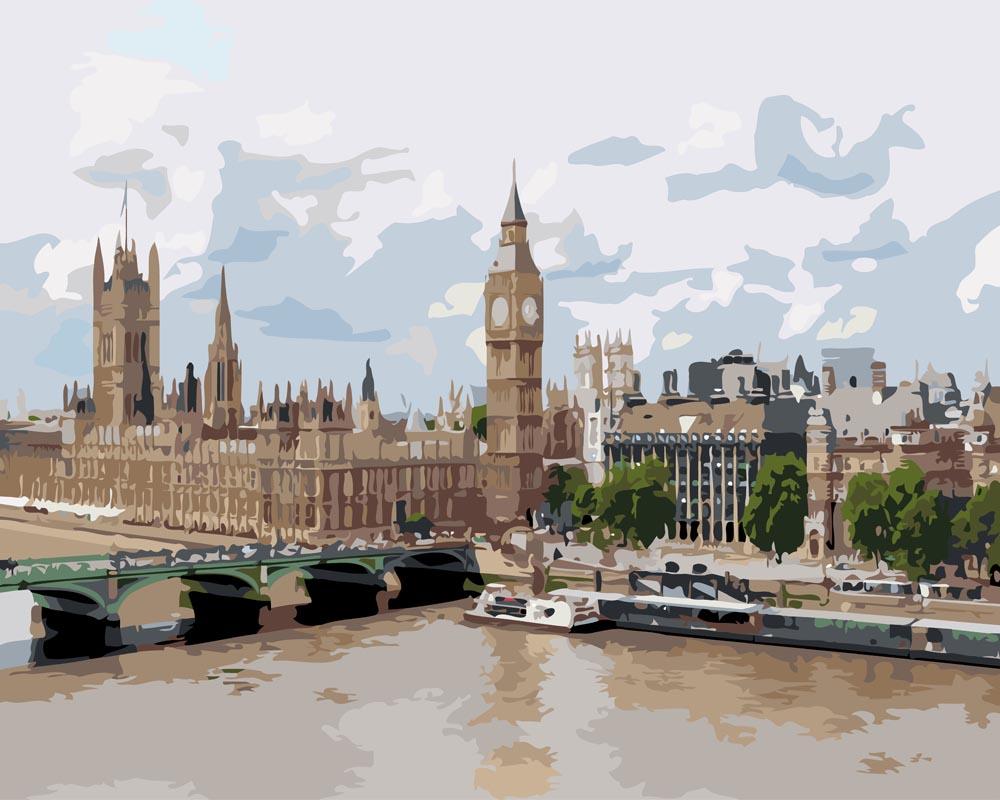 Malen nach Zahlen   Westminster London