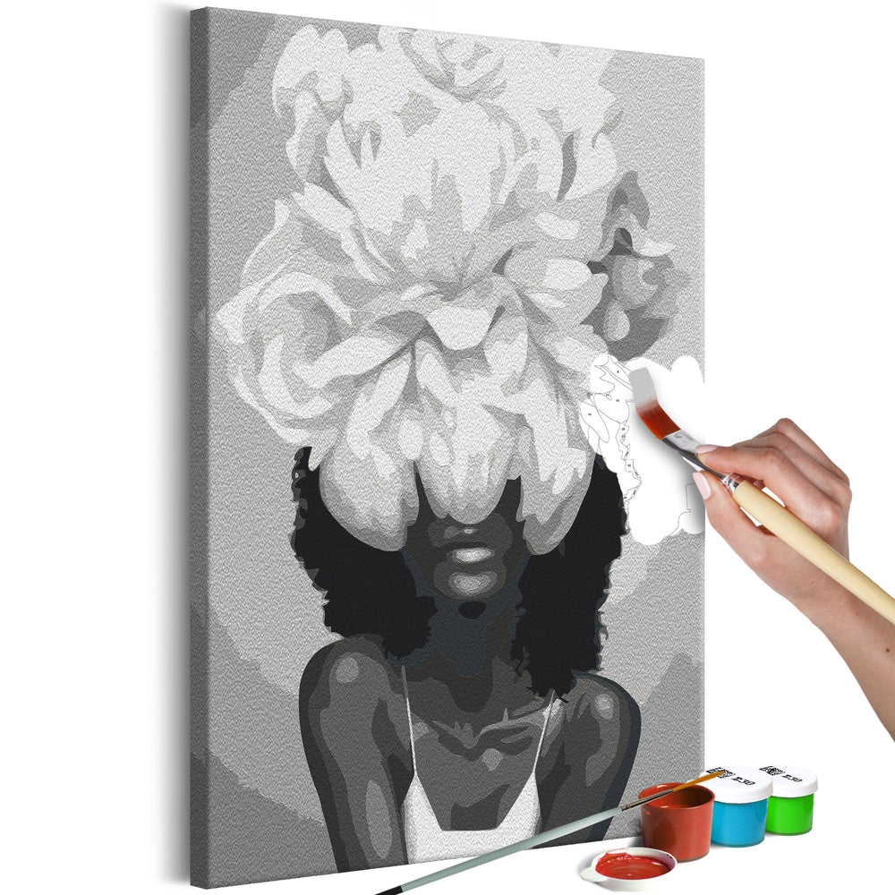 Malen nach Zahlen   White Flower