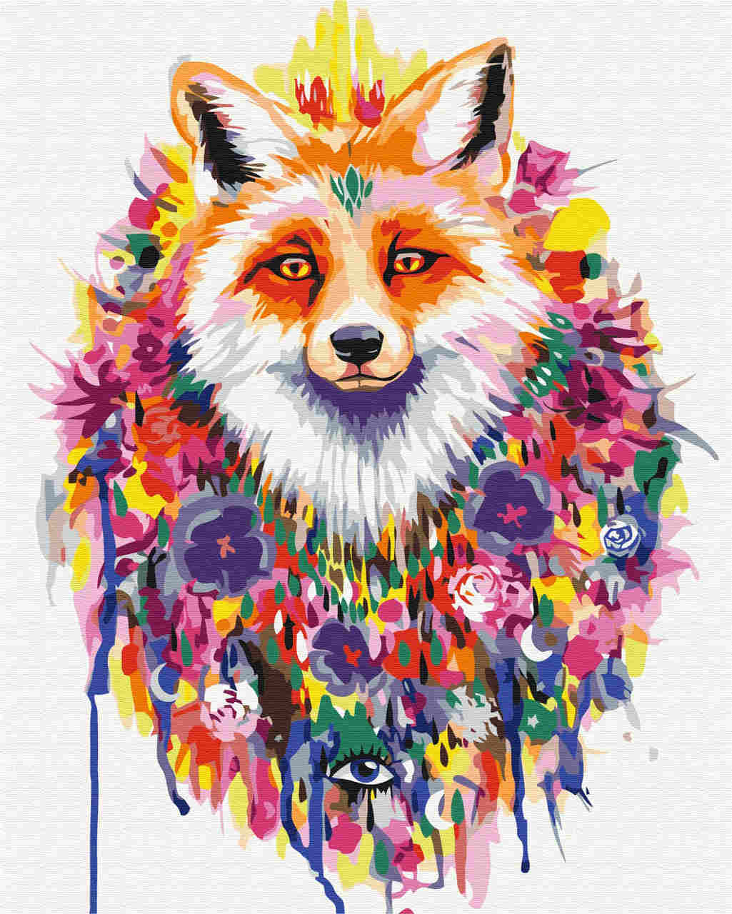 Malen nach Zahlen   fox design colors   by Pixie Cold