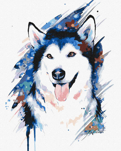 Malen nach Zahlen - wolf serie - by Pixie Cold