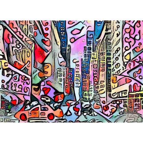 Malen nach Zahlen - Malen nach Zahlen - BIG APPLE - Motiv 1 - Artist's Edition - by zamart