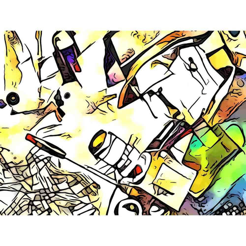 Malen nach Zahlen - Auf Motivsuche 1 - Artist's Kandinsky Edition - by zamart