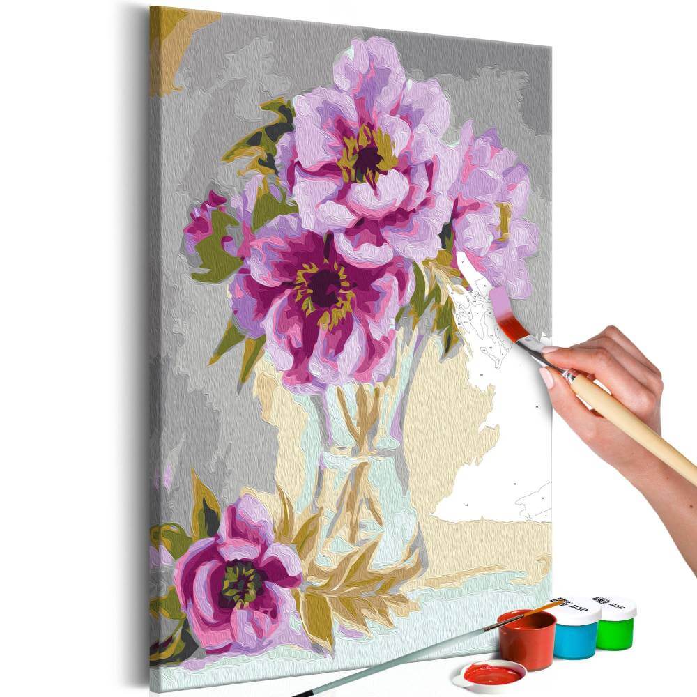 Malen nach Zahlen   Blumen in der Vase