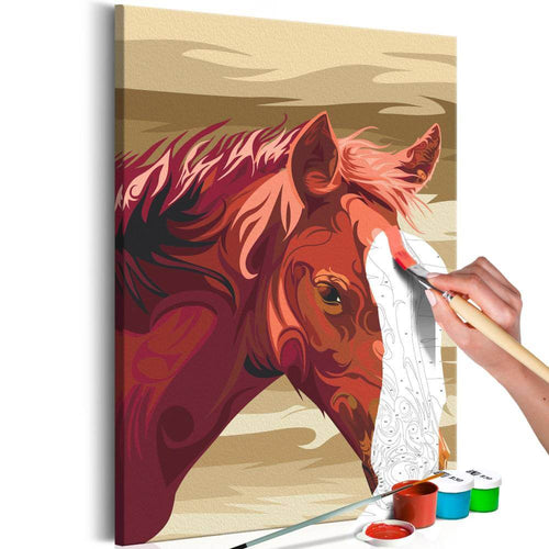 malen-nach-zahlen-braunes-pferd