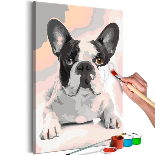 Malen nach Zahlen - Französische Bulldogge