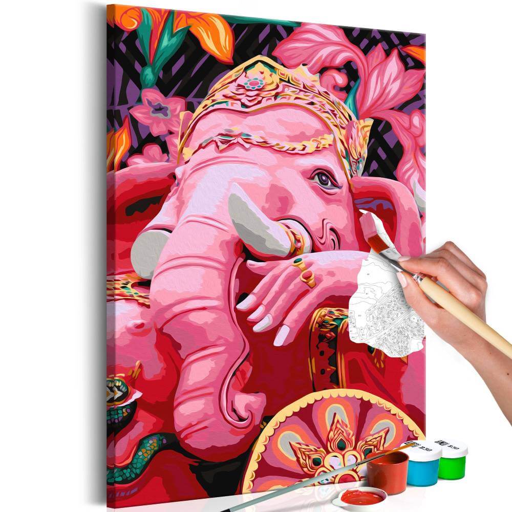 malen nach zahlen ganesha 