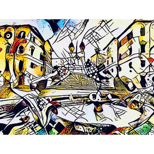 Malen nach Zahlen - Kandinsky trifft Rom 2 - Artist's Kandinsky Edition - by zamart