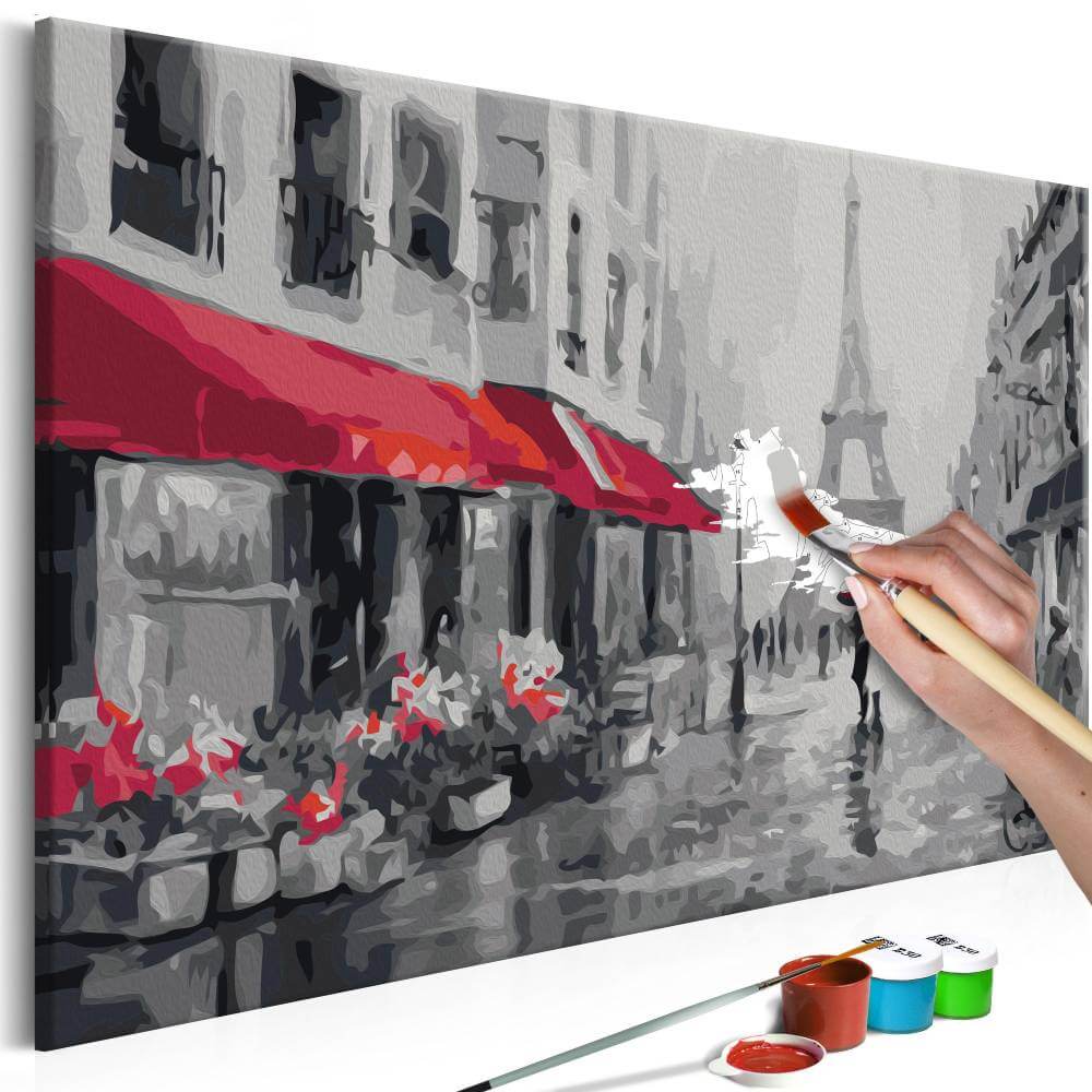 malen nach zahlen paris im regen