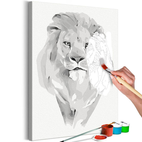 malen-nach-zahlen-white-lion